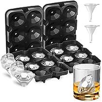 Whiskey Ice Cubes, Ice Diamond, Sphere Ice, Whiskey Ice, Ice Ball Maker, Silicone Tray, Clear Ice, Ice Cube Maker, Ice Ball