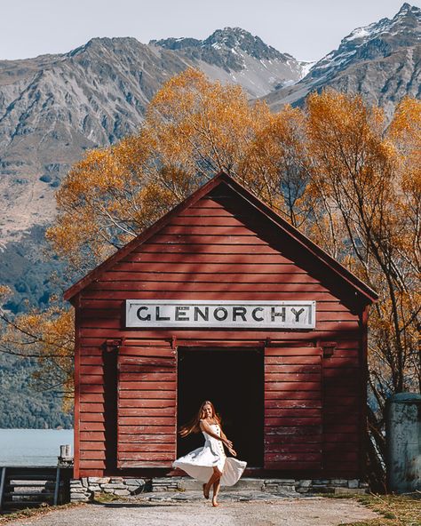 Glenorchy wharf shed, Best photography spots in Queenstown New Zealand, Dancing the Earth Glenorchy New Zealand, Lake Wakatipu, Queenstown New Zealand, New Zealand Travel, Queenstown, Scenic Drive, Best Hikes, Best Photography, Countries Of The World