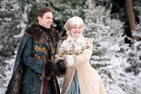 Elle Fanning The Great Season 3, Nicholas Hoult The Great, Elle Fanning And Nicholas Hoult, The Great Season 3, Charity Wakefield, Nicholas Hoult, Catherine The Great, Metal Clothing, Costume Designer