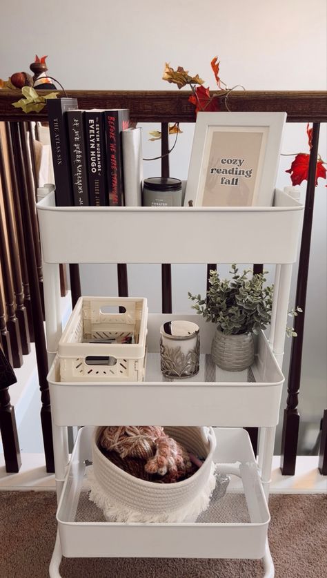 Tbr Cart Aesthetic, Reading Cart, Tbr Cart, Fall Tbr, Cart Aesthetic, Book Carts, Fall Books, Book Cart, Book Vibes