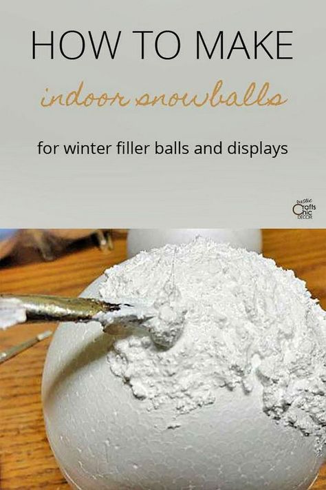 Indoor Snowballs, Fun Winter Crafts, Winter Craft, Rustic Crafts, Holiday Crafts Christmas, Christmas Ornaments Homemade, Winter Diy, Christmas Ornament Crafts, Christmas Crafts Decorations