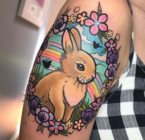 Cute Bunny Tattoo, Bunny Tattoo, Bunny Tattoos, Bear Tattoos, Rabbit Tattoos, Kawaii Tattoo, Bonfire Night, Dream Tattoos, Vintage Portraits