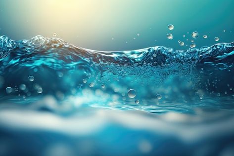 Fancy summer banner depicting water in n... | Premium Photo #Freepik #photo #water-surface #blue-water #water-background #water-texture Nature, Water Background Landscape, Water Background Aesthetic, Water Banner, Water In Nature, Summer Background Images, Water Live Wallpaper, Background Water, Water Texture