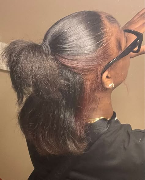 Hairstyles For Short Relaxed Hair, Short Relaxed Hair, Flat Iron Natural Hair, Short Relaxed Hairstyles, Pressed Natural Hair, Silk Press Natural Hair, Natural Straight Hair, Natural Hair Bun Styles, Hairstyles Indian