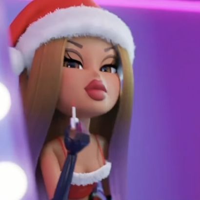 Bratz Christmas Pfp, Baddie Christmas Pfp, Christmas Bratz, Bratz Christmas, Bratz Aesthetic, Christmas Barbie, Christmas Icons, Bratz Doll, Black Christmas