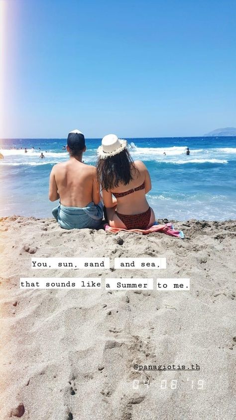 Summer Couple Quotes Instagram, Beach Love Couple Quotes, Couple Aesthetic Caption Instagram Story, Summer Love Quotes Couples, Beach Couple Quotes, Beach Love Quotes Couples, Beach Couple Captions For Instagram, Maldives Photoshoot, Couple Photo Captions