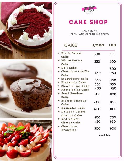 Cake Business Plan, Cake Pricing Chart, Choco Chips Cake, Cake Bakery Shop, Cake Shop Design, Baking Logo Design, Baking Quotes, Baking Logo, Cake Cafe