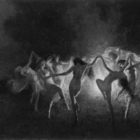 Women Dancing, In The Dark, Dancing, Black And White, White, Black