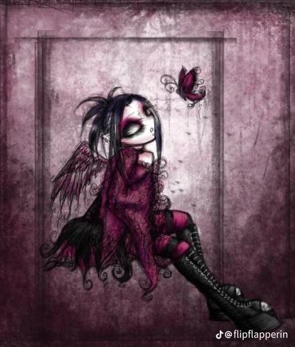 Emo Fairy, Am I In Love, Punk Poster, Goth Fairy, Emo Art, Decoupage Art, Gothic Aesthetic, Emo Goth, Me Now