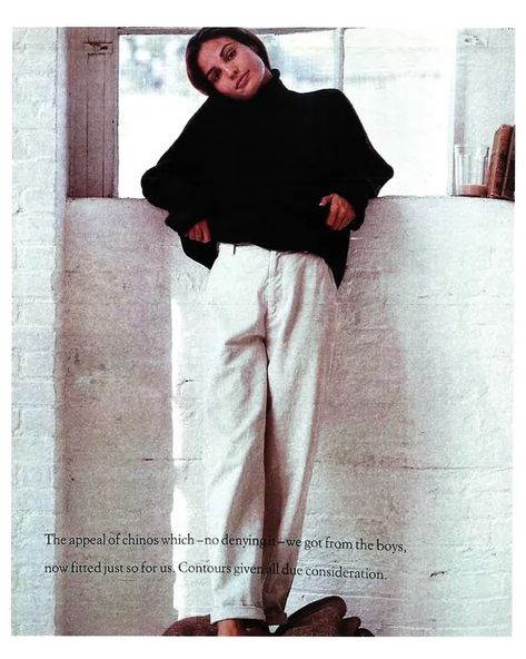 Time Traveling With J.Crew’s Olympia Gayot Simple Vibes Aesthetic, J Crew Vintage Ads, 1990s J Crew, 90s Winter Catalog, 90s Jcrew Ads, J Crew 1993, Old J Crew Catalog, Vintage Jcrew Catalog, 90s Jcrew Style