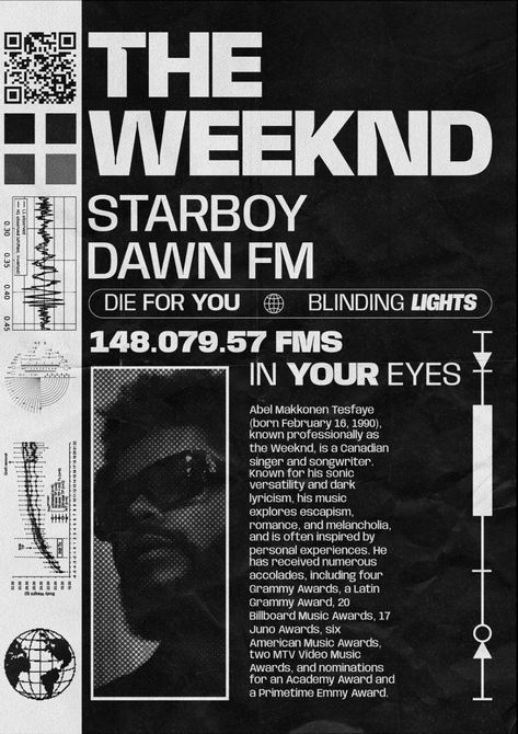 Poster for The Weekend Starboy Dawn FM Black And White The Weeknd Poster, The Weekend Posters Aesthetic, The Weekend Graphic Design, Xo Poster The Weeknd, R And B Poster, R&b Poster Design, The Weekend Poster Prints, The Weeknd Graphic Design, The Weeknd Tour Poster