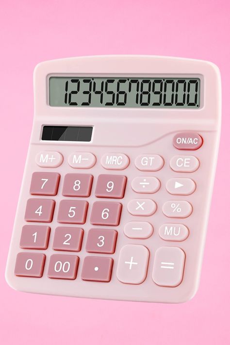 Elevate your workspace aesthetics and number-crunching prowess with the Tocorpie Office Desk Calculator, boasting 12 digits of precision in a charming Pink hue. Whether you're a math whiz, a budgeting guru, or simply need accurate calculations, this calculator delivers style and functionality in one compact package. Effortlessly tackle tasks with its user-friendly design. From financial planning to everyday computations, make a statement while getting the job done. #ad Pink Calculator, Solar Calculator, Financial Calculator, Pink Office, Office Desktop, Back To School Supplies, Back To School Gifts, Office Products, Office Home