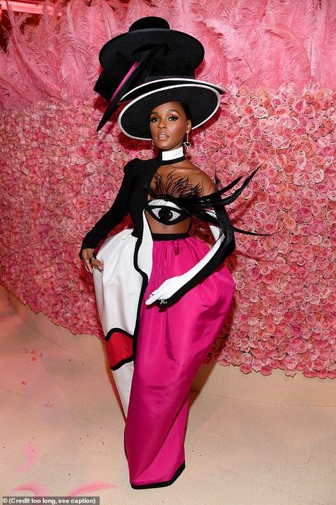 Fashion Met Gala, Surrealism Fashion, Surrealist Painting, Camp Fashion, Hot Pink Skirt, Met Gala Outfits, Janelle Monae, Met Gala Dresses, Mass Culture