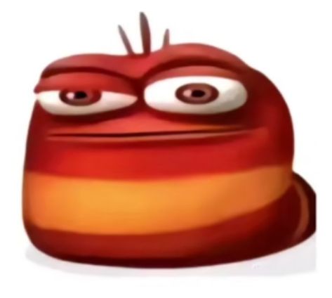 Oi Oi Oi Red Larva, Red Larva, Red Emoji, Emoji Man, Angry Emoji, Red Worms, Funny Emoji Faces, Emoji Faces, Goofy Pictures