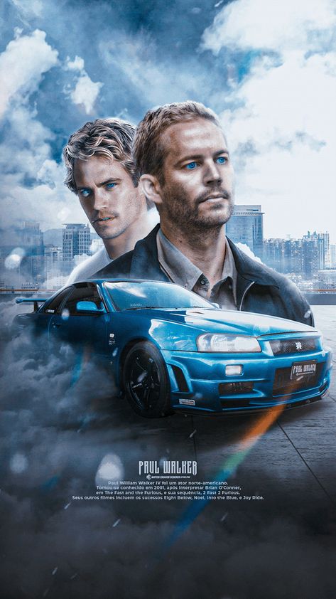 Brian O'conner, Fast And Furious Poster, Paul Walker Poster, Paul Walker Wallpaper, Brian O Conner, Movie Fast And Furious, Cthulhu Art, Fast And Furious Actors, Paul Walker Quotes