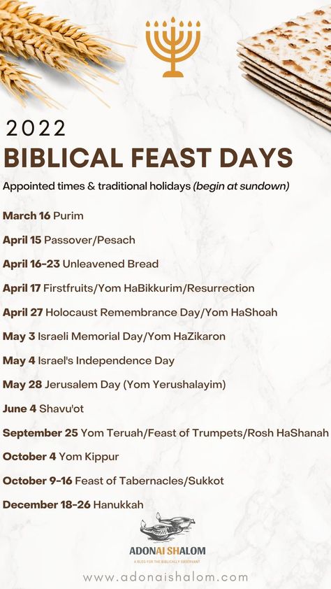 Hebrew Holidays, Feast Of Unleavened Bread, Leviticus 23, Jewish Beliefs, Yom Teruah, Jewish Feasts, Feasts Of The Lord, Messianic Judaism, Jewish Calendar