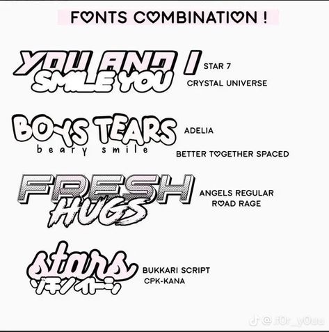 Font Combos Dafont, Carrd Fonts, Dafont Fonts, Font Combination, Font Pack, Graphic Shapes Design, Font Ideas, Font Combo, Font Combos