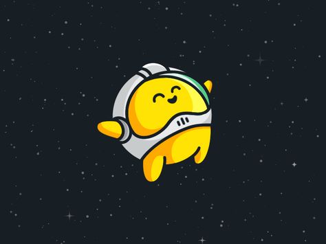 Finally, this little fella has been animated by @Lemon Digital Let me know what you think and don't forget to give them a support! :) Astronaut Animation, Star Character Design, Alfrey Davilla, National Geographic Kids Magazine, Swag Cat, Astronaut Illustration, Space Character, Graphisches Design, Star Character