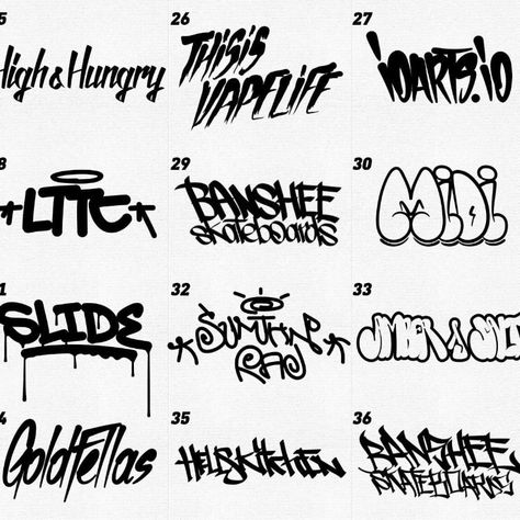 Custom hand-drawn graffiti lettering for logos, signatures, tags, and. #y2kfonts #easydesign #retrofonts #vintagestyle #graphicdesign Graffiti Signature Ideas, Graffiti Lettering Tag, Tag Names Ideas Graffiti, Graffiti Name Tag, Graffiti Tag Names, Graffiti Names Ideas, Grafitti Signature, Graffiti Words Names, Tag Names Ideas