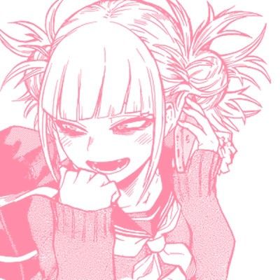 Soft manga icons (MHA) Photo Widget, Toga Himiko, Soft Pink Theme, Widget For Iphone, Pastel Pink Aesthetic, Of Aesthetic, Anime Wall Art, Matching Profile Pictures, Kawaii Girl