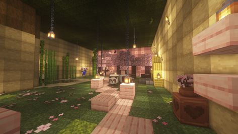 Panda Enclosure Minecraft Ideas, Cat Sanctuary Minecraft, Panda Cage In Minecraft, Panda Sanctuary Minecraft, Panda Enclosure Minecraft, Minecraft Panda Enclosure, Panda Exhibit Minecraft, Panda Enclosure, Minecraft Panda