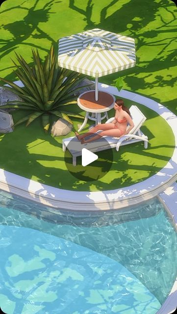 Pool Ideas Sims 4, Sims Pool Ideas, The Sims 4 Pool Ideas, Sims 4 Room Ideas No Cc, Pool Sims 4, Sims 4 Pool Ideas, Sims Pool, Sims 4 Pool Cc, Sims 4 Pool