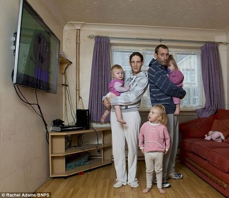 Couple on £32,000 a year in benefits demand bigger council house for their family and pet python before arrival of 10th child | Daily Mail Online Council Estate Aesthetic, Pet Python, Family Core, Council Flat, Council Estate, Council House, Lee Miller, Poor Family, Row House