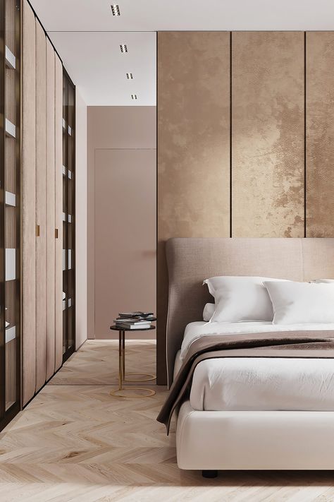 3 Luxe Home Interiors With White Marble & Gold Accents Bedroom Design Trends, Luxury Bedroom Furniture, Contemporary Bedroom Furniture, Sanctuary Bedroom, Dekorasi Kamar Tidur, Elegant Bedroom, Luxury Homes Interior, Modern Bedroom Design, Decoration Inspiration