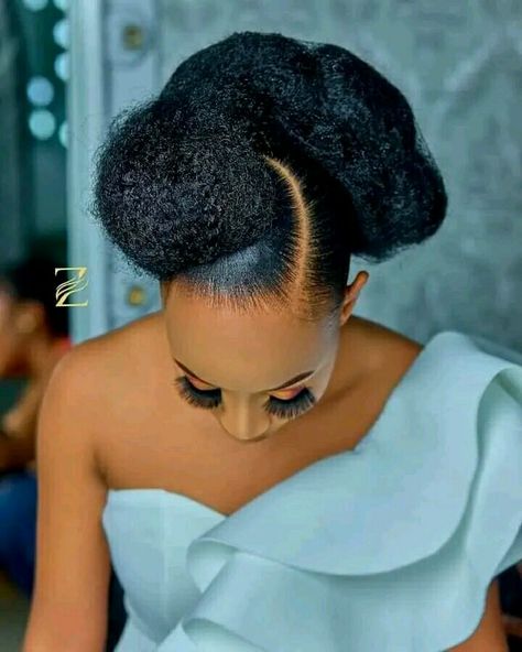 Chilanga Mulilo Hairstyles, Natural Hairstyles For Bride, Hairstyles For The Bride Wedding, Hair Styles For A Bride, Natural Hairstyles For Wedding Bride, African Bride Hairstyles, Black Wedding Hairstyles Bridesmaid, Afro Wedding Hairstyles Brides, Wedding Hairstyles African