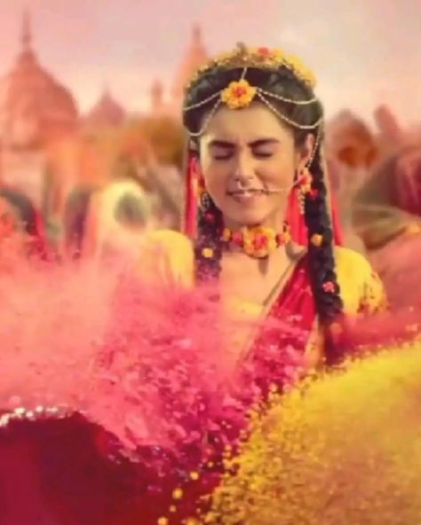 Radha Pictures, Holi Wallpapers, Holi Painting, Happy Holi Wallpaper, Radhakrishna Serial, Happy Holi Video, Krishna Holi, Holi Pictures, Happy Holi Images