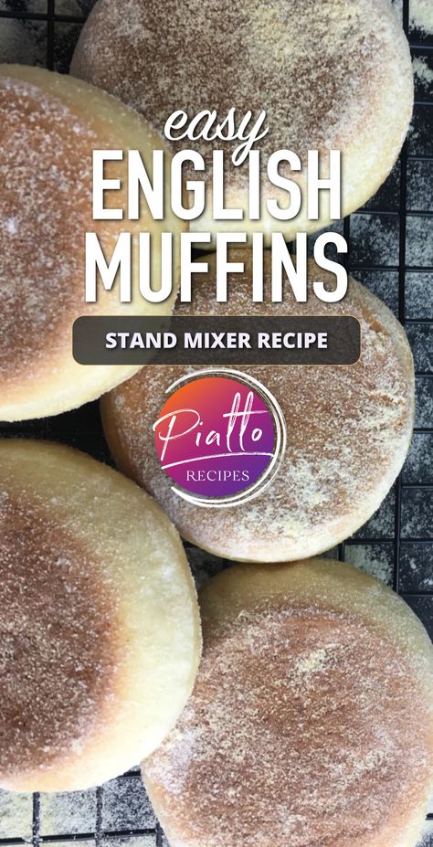 A foolproof and easy English Muffin recipe! Make it even easier by mixing and kneading the dough with a stand mixer like KitchenAid: https://www.piattorecipes.com/foolproof-easy-english-muffins-stand-mixer-bread-recipe-with-kitchenaid/

FOLLOW us for more stand mixer recipes :)

#baking #standmixer #mixer #bread #recipes Stand Mixer Recipes Breads, Easy English Muffins, Stand Mixer Bread, Kitchenaid Stand Mixer Recipes, Best Kitchenaid Mixer, Muffin Stand, Stand Mixer Recipes, English Muffin Bread, Egg Muffins Recipe