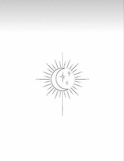 Single Line Sun And Moon Tattoo, My Sun My Moon And All My Stars, Upper Arm Sun Tattoo, Minimal Sun And Moon Tattoo, The Sun The Moon And The Stars, Star And Sun Tattoos, Sun And Moon Fine Line Tattoo, Lion And Sun Tattoo, Sonne Mond Tattoo