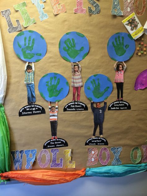 Celebrating Earth Week. What do you want to protect most? A handprint activity great for building critical thinking, fine motor control, and making connections. Spring Crafts, Ochrana Prírody, Earth Activities, Earth Week, Earth Craft, Earth Day Projects, Sistem Solar, Earth Day Crafts, Earth Day Activities