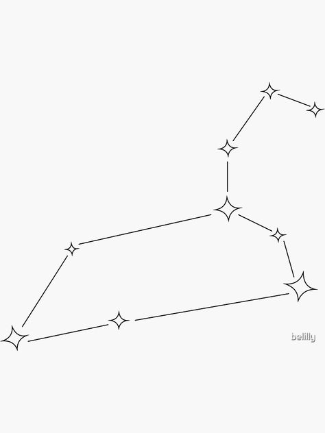 Leo Constellation Drawing, Leo Constellation Tattoo Stars, Leo Star Sign Tattoo, Leo Starsign, Leo Star Constellation, Leo Zodiac Constellation, Constellation Drawing, Leo Constellation Tattoo, Leo Symbol