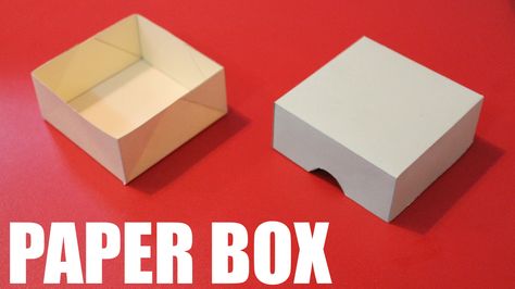 How to make a paper box with a lid Origami Box With Lid Step By Step, Origami Box Tutorial With Lid, Origami Box Instructions, Diy Gift Wrapping Tutorial, Paper Box Tutorial, Making Gift Boxes, Origami Box Easy, Origami Gift Box, Paper Box Diy