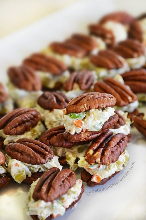 Cream Cheese and Olive Pecan Bites, appetizer, brunch, holiday recipe Olive Appetizers, Ball Appetizers, Pecan Bites, Easter Food Appetizers, Holiday Cheese, Pecan Recipes, Appetizer Bites, Keto Fat, Cream Cheese Recipes