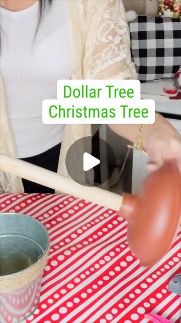 Diy Christmas Tree Dollar Tree, Christmas Tree Decor On A Budget, Christmas Make And Take, Crafts To Make For Christmas, Diy Christmas Tree Decoration Ideas, Dollar Tree Containers, Diy Yard Christmas Tree, Princess Themed Christmas Tree, Diy Picks For Christmas Tree