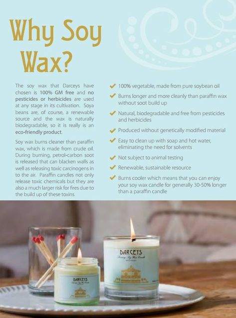 Why Soy Wax? Diy Soy Candles Scented, Soy Candle Facts, Essential Oil Candle Recipes, Lilin Aroma, Candle Scents Recipes, Candle Making Recipes, Handmade Candles Diy, Diy Aromatherapy Candles, Diy Candles Homemade