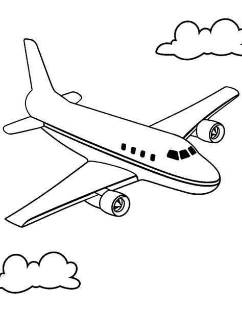 Plane Coloring Pages, Plane Printable, Cartoon Plane, Airplane Coloring Pages, Airplane Activities, Alphabet Writing Practice, Small Airplanes, Coloring Pages Free Printable, Alphabet Writing