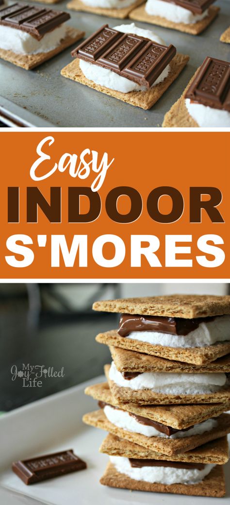 Do you want s'mores anytime of the year? Here is an easy way to make s'more any time you want and they come out perfectly everytime! #smores #ilovesmores #easytreat Baked Smores, Easy Smores, Fabulous Desserts, Smores Dessert, Smore Recipes, Lake Ideas, Family Desserts, Healthy Summer Desserts, Baking Desserts