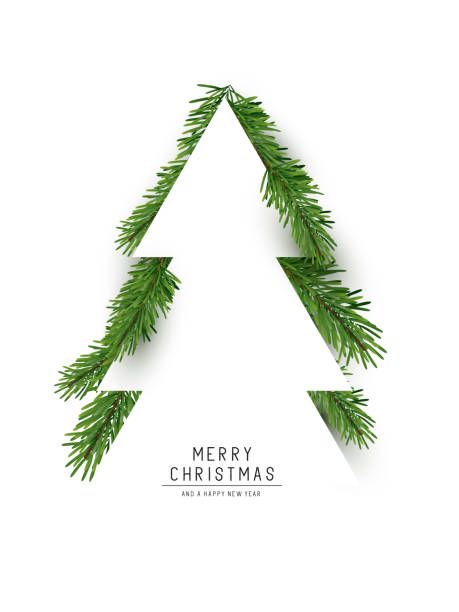 Christmas Tree Vector, Tree Vector Illustration, Christmas Poster Design, Christmas Marketing, Christmas Tree Graphic, Tree Vector, Christmas Illustrations, Pencil Christmas Tree, Merry Christmas Wishes