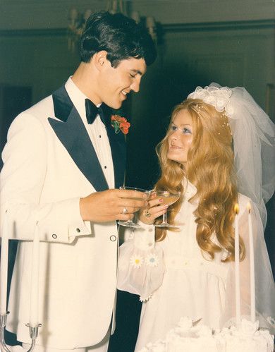 Groovy Wedding, 1970s Wedding, 1960s Wedding, Vintage Wedding Photos, Wedding Gowns Vintage, I'm With The Band, Wedding Parties, Vintage Bride, Wedding Mood