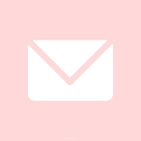 Email Logo Aesthetic, Themes For Mobile, Email Icon, Logo Pink, App Background, Phone Wallpaper Boho, App Pictures, Pink Icons, Apple Icon