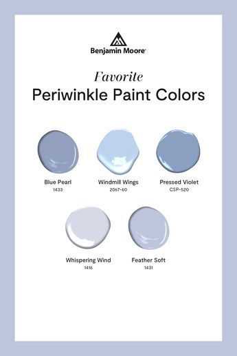 Typically blue with an undertone of purple or gray, periwinkle paint colors are reminiscent of its namesake flower. Thought to symbolize the new beginnings of springs and bring serenity to all spaces, try your favorite in a bedroom or bathroom—anywhere that lets you relax and refresh to face the day anew. Gray Blue Kitchen Walls, Periwinkle Paint Colors, Periwinkle Paint, Periwinkle Bedroom, Periwinkle Room, Tiffany Blue Paint, Bespoke Home, Living Room Wall Decoration, Exterior Stain