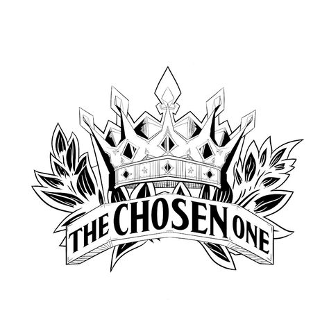 Chosen 1 Tattoo Design, The Chosen One Tattoo, Never The One Chosen, The Chosen Drawings, Chosen One Tattoo, I Was One Way The Chosen, Birth Month Quotes, Aztec Drawing, One Tattoo