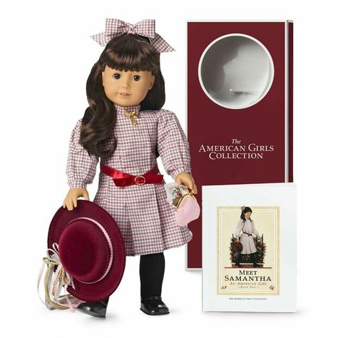 Most Valuable American Girl Dolls Ever | Nerdable Original American Girl Dolls, Samantha Parkington, American Girl Samantha, American Girl Felicity, American Girl Doll Samantha, America Girl, Mattel Dolls, Original Dolls, 35th Anniversary