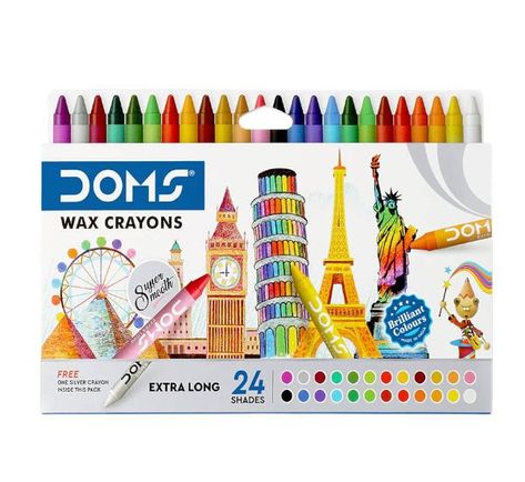 Colour Shading, Wax Crayons, Tiny Hand, Art Tools, Brilliant Colors, Free Coloring, Extra Long, Kids Learning, New Product