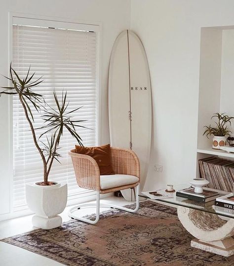 Decoration Surf, Sarah Ellison, Studio Chair, Surf Room, Surfer Style, Surf Shack, Style Deco, Room Decorations, Instagram Summer