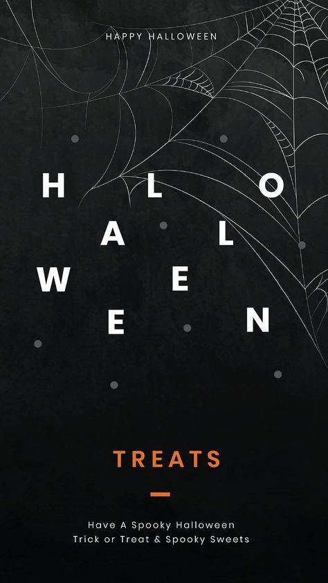 Halloween Templates Instagram, Halloween Email Design, Halloween Social Media Posts, Spider Background, Halloween Packaging, Happy Holloween, Thanksgiving Graphics, Halloween Template, Template For Social Media