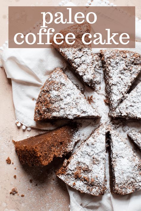 Paleo Coffee Cake, Comforting Breakfast, Healthy Coffee Cake, Healthy Gingerbread Cookies, Paleo Coffee, Erin Lives Whole, Cinnamon Coffee Cake, Baking With Almond Flour, Cinnamon Roll Cake